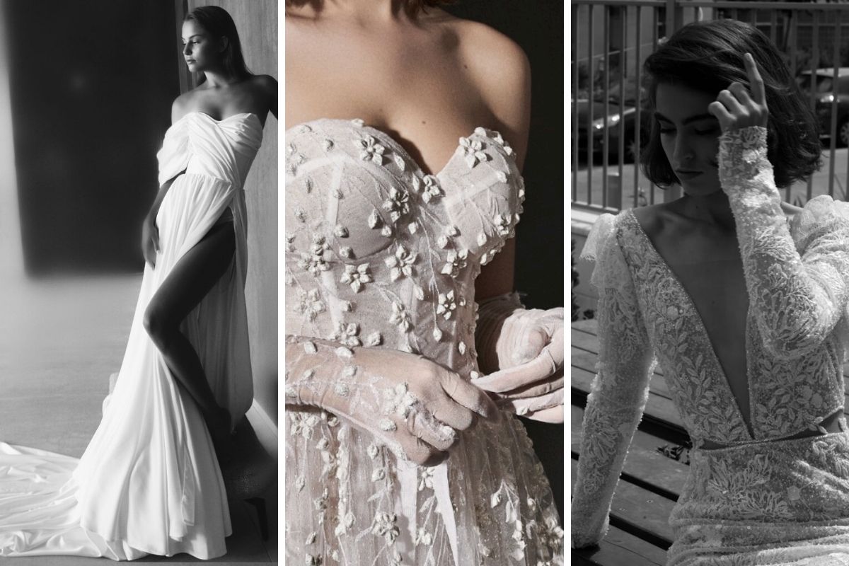 photos of couture wedding dresses from Tal Kedem 