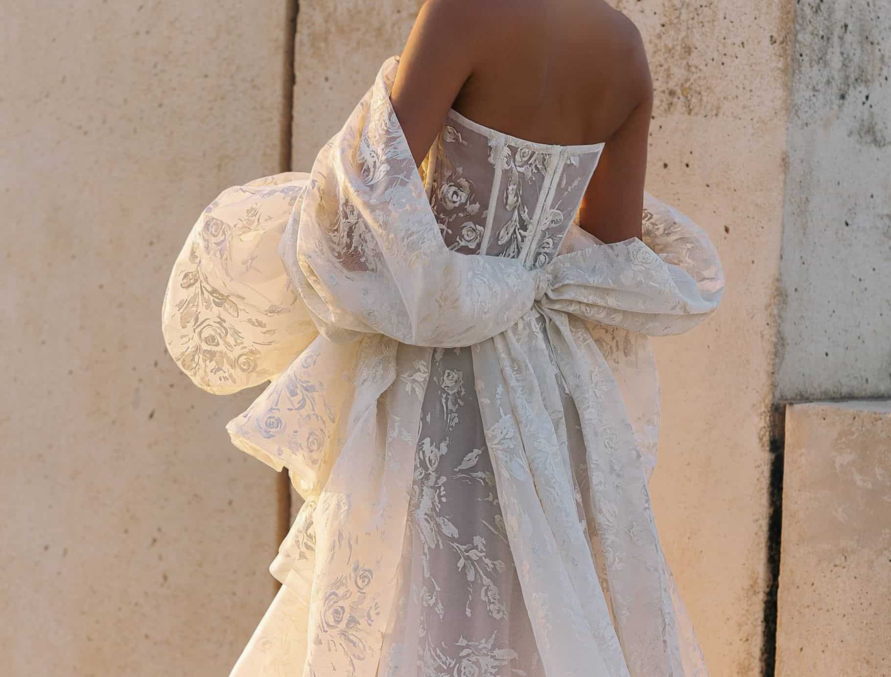 preview photo of organza wedding dress